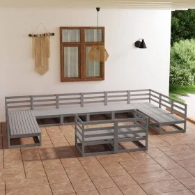 Garden furniture set 12 pieces solid pine wood by , Garden sets - Ref: Foro24-3076221, Price: 891,88 €, Discount: %