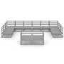 Juego de muebles de jardín 12 piezas madera maciza de pino de , Conjuntos de jardín - Ref: Foro24-3076221, Precio: 891,88 €, ...