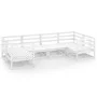 Juego de muebles de jardín 6 piezas madera maciza de pino de , Conjuntos de jardín - Ref: Foro24-3076240, Precio: 389,12 €, D...