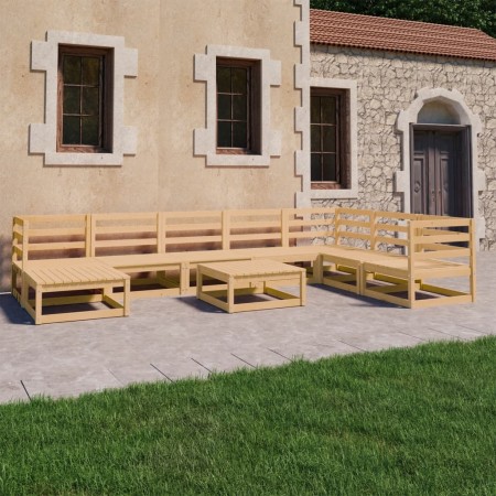 Gartenmöbel-Set 9-teilig aus massivem Kiefernholz von , Gartensets - Ref: Foro24-3075719, Preis: 541,03 €, Rabatt: %