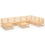 Gartenmöbel-Set 9-teilig aus massivem Kiefernholz von , Gartensets - Ref: Foro24-3075719, Preis: 541,03 €, Rabatt: %