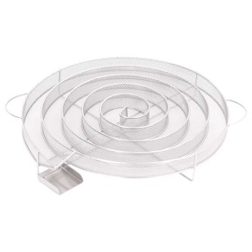 Round cold smoke generator stainless steel 33.5 cm by , BBQ accessories - Ref: Foro24-30250, Price: 30,75 €, Discount: %