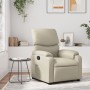 Sillón reclinable de cuero sintético crema | Foro24.es | Tu tienda online para hogar, jardín y más Foro24.es