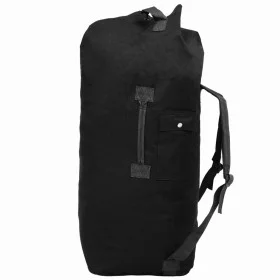 Military style canvas bag 85 L black by vidaXL, Sports bags - Ref: Foro24-91387, Price: 33,43 €, Discount: %