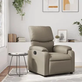 Cappuccino Faux Leather Recliner by , Armchairs - Ref: Foro24-373440, Price: 249,54 €, Discount: %