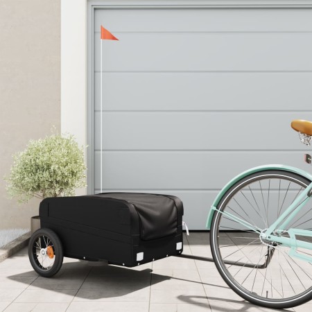 Fahrradanhänger aus schwarzem Eisen, 30 kg von , Fahrradanhänger - Ref: Foro24-94038, Preis: 103,84 €, Rabatt: %