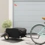 Remolque para bicicleta hierro negro 30 kg de , Remolques para bicicletas - Ref: Foro24-94038, Precio: 101,48 €, Descuento: %