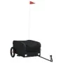 Remolque para bicicleta hierro negro 30 kg de , Remolques para bicicletas - Ref: Foro24-94038, Precio: 101,48 €, Descuento: %