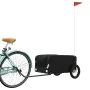 Remolque para bicicleta hierro negro 30 kg de , Remolques para bicicletas - Ref: Foro24-94038, Precio: 101,48 €, Descuento: %