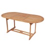Gartentisch aus massivem Teakholz, 180 x 90 x 75 cm von vidaXL, Gartentische - Ref: Foro24-43030, Preis: 276,50 €, Rabatt: %