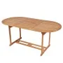 Mesa de jardín de madera de teca maciza 180x90x75 cm de vidaXL, Mesas de jardín - Ref: Foro24-43030, Precio: 276,50 €, Descue...