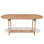 Mesa de jardín de madera de teca maciza 180x90x75 cm de vidaXL, Mesas de jardín - Ref: Foro24-43030, Precio: 276,50 €, Descue...