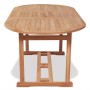 Gartentisch aus massivem Teakholz, 180 x 90 x 75 cm von vidaXL, Gartentische - Ref: Foro24-43030, Preis: 276,50 €, Rabatt: %