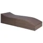 Lounger with brown synthetic rattan cushion by vidaXL, Loungers - Ref: Foro24-44135, Price: 226,98 €, Discount: %