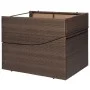 Lounger with brown synthetic rattan cushion by vidaXL, Loungers - Ref: Foro24-44135, Price: 226,98 €, Discount: %