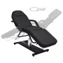 Schwarzer Massagetisch 180x62x(87-112) cm von , Massageliegen - Ref: Foro24-110265, Preis: 515,48 €, Rabatt: %
