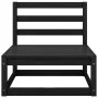 Garden furniture set 8 pieces black solid pine wood by , Garden sets - Ref: Foro24-3075353, Price: 512,34 €, Discount: %