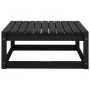 Garden furniture set 8 pieces black solid pine wood by , Garden sets - Ref: Foro24-3075353, Price: 512,34 €, Discount: %