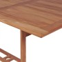Mesa de jardín de madera de teca maciza 180x90x75 cm de vidaXL, Mesas de jardín - Ref: Foro24-43034, Precio: 258,34 €, Descue...