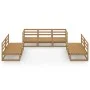 Muebles de jardín 7 piezas marrón miel madera maciza de pino de , Conjuntos de jardín - Ref: Foro24-3075422, Precio: 460,01 €...