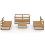 Gartenmöbel 7-teilig honigbraunes massives Kiefernholz von , Gartensets - Ref: Foro24-3075417, Preis: 467,91 €, Rabatt: %