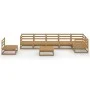 Garden furniture 8 pieces honey brown solid pine wood by , Garden sets - Ref: Foro24-3075602, Price: 525,55 €, Discount: %