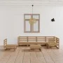 Garden furniture 7 pieces honey brown solid pine wood by , Garden sets - Ref: Foro24-3075592, Price: 438,79 €, Discount: %