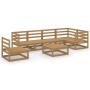 Gartenmöbel 7-teilig honigbraunes massives Kiefernholz von , Gartensets - Ref: Foro24-3075592, Preis: 445,00 €, Rabatt: %