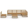 Gartenmöbel 7-teilig honigbraunes massives Kiefernholz von , Gartensets - Ref: Foro24-3075592, Preis: 445,00 €, Rabatt: %