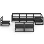 Gartenmöbel-Set 8-teilig aus schwarzem massivem Kiefernholz von , Gartensets - Ref: Foro24-3075628, Preis: 578,83 €, Rabatt: %