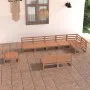 Gartenmöbel 9 Stück honigbraunes massives Kiefernholz von , Gartensets - Ref: Foro24-3075637, Preis: 582,18 €, Rabatt: %