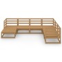 Gartenmöbel 7-teilig honigbraunes massives Kiefernholz von , Gartensets - Ref: Foro24-3075707, Preis: 445,00 €, Rabatt: %