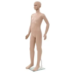 Full body child mannequin with beige glass base 140 cm by vidaXL, Mannequins - Ref: Foro24-142931, Price: 91,16 €, Discount: %