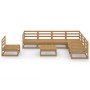 Gartenmöbel 8 Stück honigbraunes massives Kiefernholz von , Gartensets - Ref: Foro24-3075772, Preis: 552,98 €, Rabatt: %
