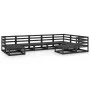 Juego de muebles de jardín 9 pzas y cojines negro madera pino de , Conjuntos de jardín - Ref: Foro24-3075758, Precio: 643,94 ...