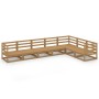 Gartenmöbel 7-teilig honigbraunes massives Kiefernholz von , Gartensets - Ref: Foro24-3075747, Preis: 446,38 €, Rabatt: %