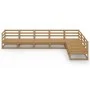 Gartenmöbel 7-teilig honigbraunes massives Kiefernholz von , Gartensets - Ref: Foro24-3075747, Preis: 440,27 €, Rabatt: %