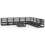 Gartenmöbel-Set 9-teilig aus schwarzem massivem Kiefernholz von , Gartensets - Ref: Foro24-3075843, Preis: 642,40 €, Rabatt: %
