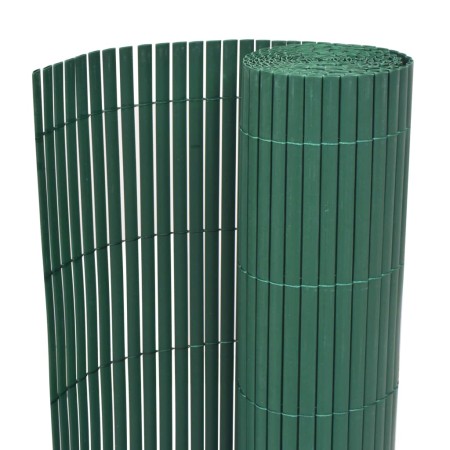 Doppelseitiger grüner PVC-Gartenzaun 90x500 cm von vidaXL, Zaunpaneele - Ref: Foro24-43628, Preis: 51,79 €, Rabatt: %
