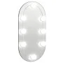 Spiegel mit LED-Beleuchtung ovales Glas 40x20 cm von , Spiegel - Ref: Foro24-3102973, Preis: 27,26 €, Rabatt: %