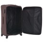 Set of 3 brown soft suitcases by vidaXL, Suitcases - Ref: Foro24-91318, Price: 147,90 €, Discount: %