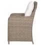 Garden armchairs with cushions 2 pcs brown synthetic rattan by vidaXL, Garden chairs - Ref: Foro24-44148, Price: 315,82 €, Di...