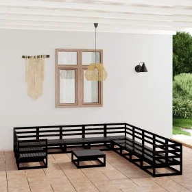 12-teiliges Gartensitzgruppen-Set aus massivem Kiefernholz von , Gartensets - Ref: Foro24-3076023, Preis: 897,69 €, Rabatt: %