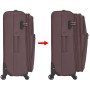 Set of 3 brown soft suitcases by vidaXL, Suitcases - Ref: Foro24-91318, Price: 147,90 €, Discount: %