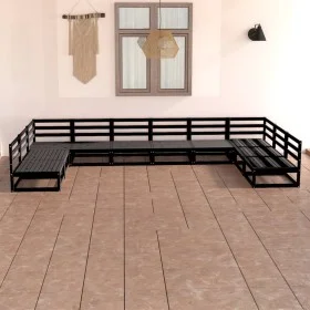 Gartengarnitur 10-teilig Massivholz Kiefer von , Gartensets - Ref: Foro24-3076153, Preis: 674,42 €, Rabatt: %