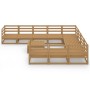 Juego de muebles de jardín 11 piezas madera maciza de pino by , Garden sets - Ref: Foro24-3076002, Price: 770,77 €, Discount: %