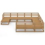 11-teiliges Gartensitzgruppen-Set aus massivem Kiefernholz von , Gartensets - Ref: Foro24-3076037, Preis: 770,77 €, Rabatt: %