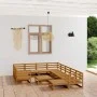 12-teiliges Gartensitzgruppen-Set aus massivem Kiefernholz von , Gartensets - Ref: Foro24-3076042, Preis: 818,42 €, Rabatt: %
