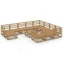 12-teiliges Gartensitzgruppen-Set aus massivem Kiefernholz von , Gartensets - Ref: Foro24-3076042, Preis: 818,42 €, Rabatt: %