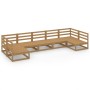 7-teiliges Gartensitzgruppen-Set aus massivem Kiefernholz. von , Gartensets - Ref: Foro24-3076132, Preis: 459,75 €, Rabatt: %
